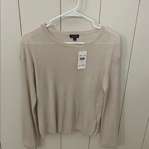 Splendid Cream Sweater set. Long Sleeve Top and pants